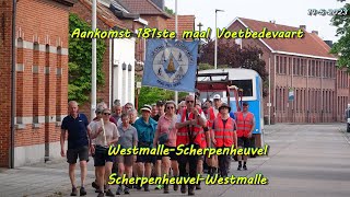 181ste Voetbedevaart, Westmalle-Scherpenheuvel en terug.