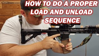 How To Do A Proper AR-15 Load \u0026 Unload Sequence