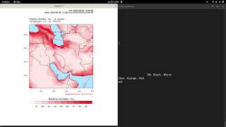 Average plots of the WRF and ERA5 data