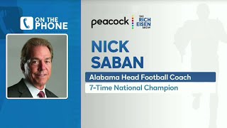 Alabama HC Nick Saban Talks DeVonta Smith, CFP, Belichick & More with Rich Eisen | Full Interview