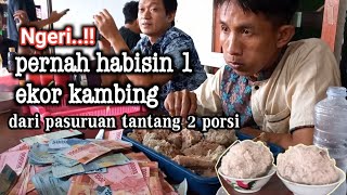 NGERI..! HABISIN 1 EKOR KAMBING SEBELUM IKUT CHALLENGE