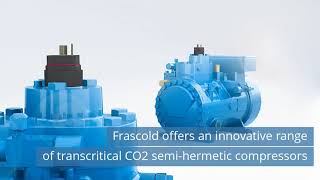 Frascold offers an innovative range of transcritical CO2 semi-hermetic compressors.