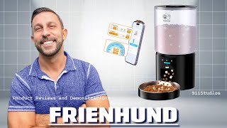 Frienhund 5G WiFi Automatic Cat Feeder with Sealed Outlet