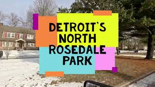 Detroit Neighborhoods 2025: Driving North Rosedale Park #detroitneighborhoods #rosedale