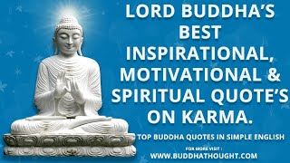 Gautam Buddha Quotes on Karma - Buddha Quotes - Buddha - Buddhism - Buddha Teachings - Buddhism Fact