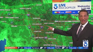 Another storm soaking SoCal - Wednesday 3 p.m. forecast