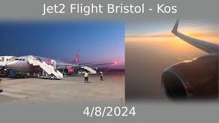 Jet2 Flight Bristol - Kos 4/8/2024