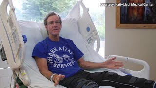 Great white shark attack victim speaks out