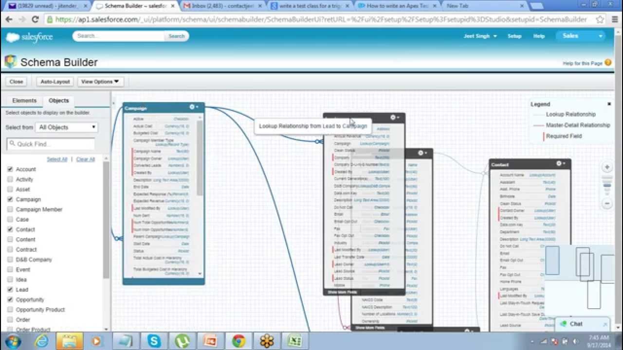 Data Model In Salesforce, Creating Objects, Fields & Apps - YouTube