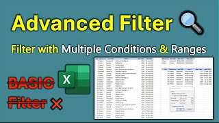 Excel Advanced Filter Made Easy – Multiple Criteria & Date Filters
