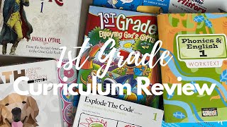 First Grade Homeschool Curriculum Review | Book Choices reviewed | 1st Grade | Masterbooks | BJU 📚