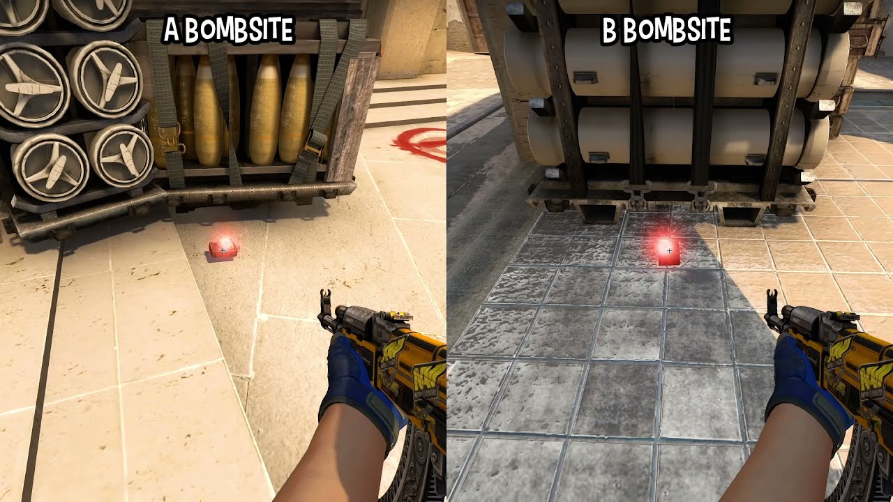 Sound Difference On Bombsite A And B - YouTube