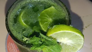 ପୁଦିନା ପତ୍ର ଓ ‌ଲେମ୍ବୁ ସରବତ୍। Mint leaves and  Lemon 🍋 juice 🥤। Mint Mojito Drink 🍻