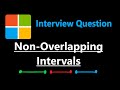 Non-Overlapping Intervals - Leetcode 435 - Python