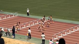 2015年 関西インカレ 女子 100mH決勝