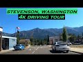 Stevenson, Washington | 4k Driving Tour | Dashcam