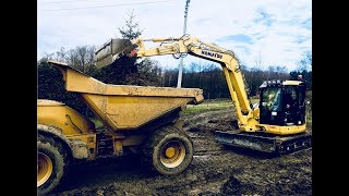 ⚡️TEST DRIVE⚡️ Komatsu PC88MR-10 Excavator Cab view