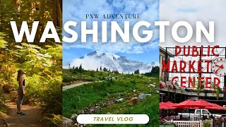 6 Days in Washington: Seattle, Olympic NP, Mount Rainier NP | PNW Adventure | Full Itinerary & Guide