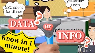 Data vs Information - Learn Data Science in 1 minute series