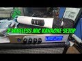 How to setup Wireless Microphone Mixer to Amp without Feedback