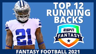 Top 12 Running Back Rankings for 2021 Fantasy Football