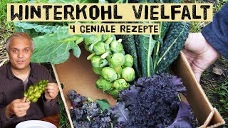 Wie man aus Palmkohl, Grünkohl und Rosenkohl geniale Dinge kocht. Rezepte für Winterkohl