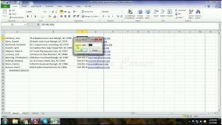Excel - Modify Column width