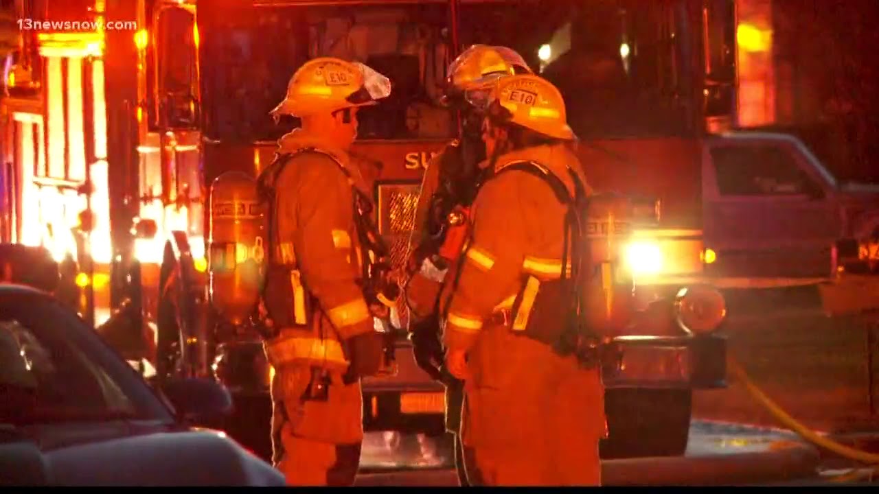 Crews Battle 2-alarm Fire In Suffolk - YouTube