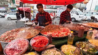 One Day with a Street Vendor | Cheapest Street Food in Kurdistan - Iraq