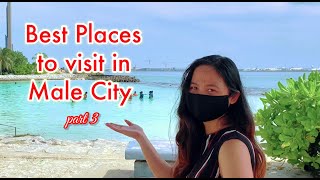 Best Places to Visit in Male City PART 3 | Male Artificial Beach \u0026 Rasfannu Beach