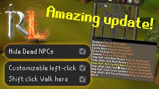 FINALLY! Hide Dead NPCs, Shift walk here, and more new features added to RuneLite!