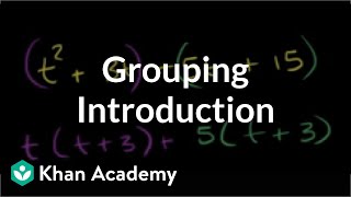 Introduction to grouping | Algebra I | Khan Academy