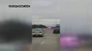 Woman arrested after stripping naked during police chase