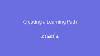 Creating a Learning Path