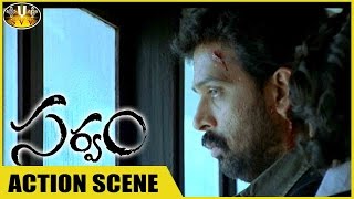 Sarvam Telugu Movie || Back To Back Action Scene  || Arya, Trisha
