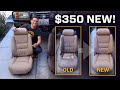 How to Re-upholster Your Leather Seats for $350!