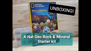 UNBOXING: Nat-Geo Rock \u0026 Mineral Starter Kit (15 Pieces)