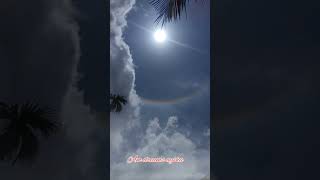 അത്ഭുതകരമായ പ്രതിവാസം കണ്ടവരുണ്ടോ മൂൺ and rainbow #short video #trinding song