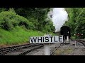 steam locomotive 41241 lms ivatt class 2 2 6 2t with railway train at oxenhope kwvr on 5 june 2022