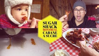 Traditional Maple Taffy | Cabane À Sucre Montreal Sugar Shack Tour Vlog