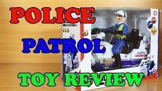 Police Patrol Motorcycle - Toy Review at United States