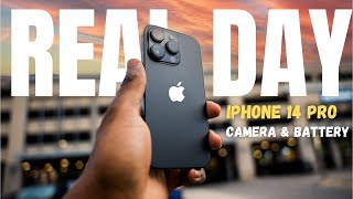 IPHONE 14 PRO: REAL DAY IN THE LIFE REVIEW [CAMERA & BATTERY TEST]