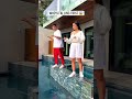 Dance Challenge!  Loser Falls In The Pool 🤣