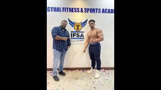IFBB PRO, Bodybuilding Champion SUNIT JADHAV sir's visit to IFSA