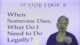 SEL What To Do Legally When Someone Dies