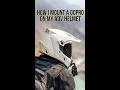 How I Mount a GoPro on my ADV Helmet | Youtube #shorts