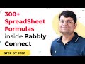 Introducing 300+ SpreadSheet Formulas Inside Pabbly Connect