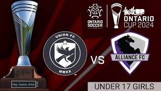 U17 Girls Final - Union Bradford vs. London Alliance - 2024 MilkUP Ontario Cup