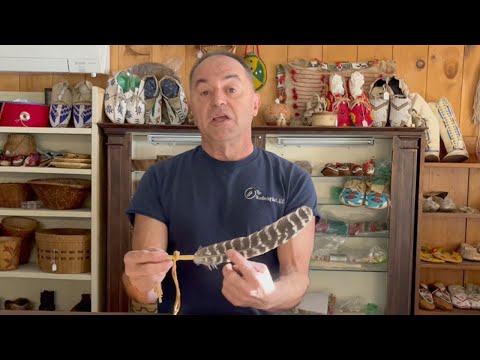 How do you make a feather smudge?