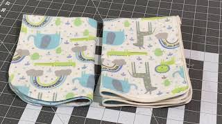 Easy baby burp cloths